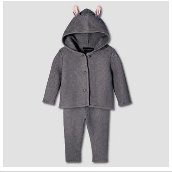 Baby Girls Victoria Beckham knit 2 PC outfit - Picture 2 of 7